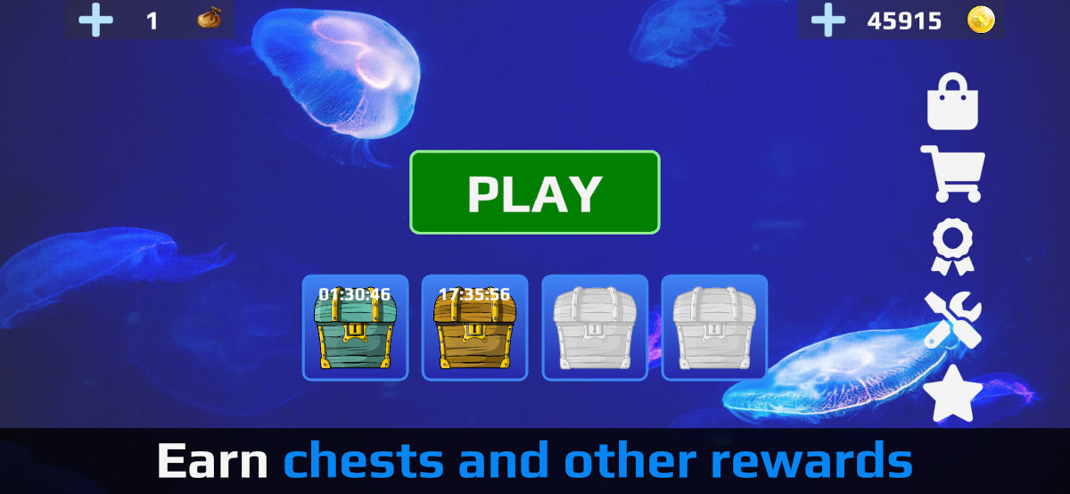 Earn Chests Menu Screenshot